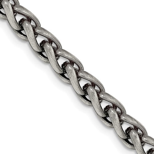 6.00 mm Round Spiga Wheat Antique Finish Chain