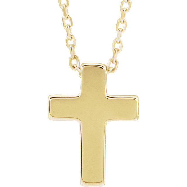 Daffodil Petite Cross Necklace