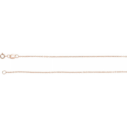1.00mm Diamond Cut Cable Chain