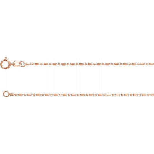 1.15mm Diamond Cut Bead Chain