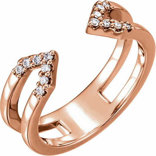 Trillium Open Diamond Ring
