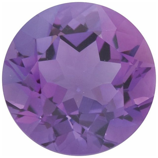 Natural Round Amethyst- A Quality