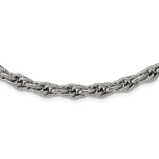 7.50 mm Textured Rope Chain