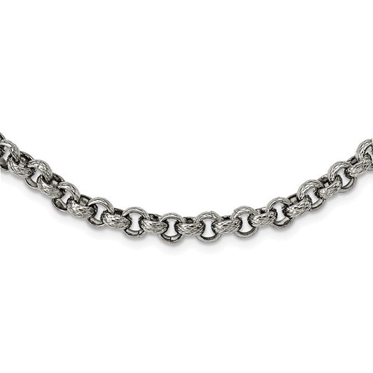 7.00 mm Textured Link Chain