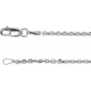 1.75mm Diamond-cut Cable Chain