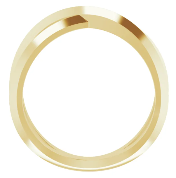 Ivy Knife Edge Criss-Cross Ring