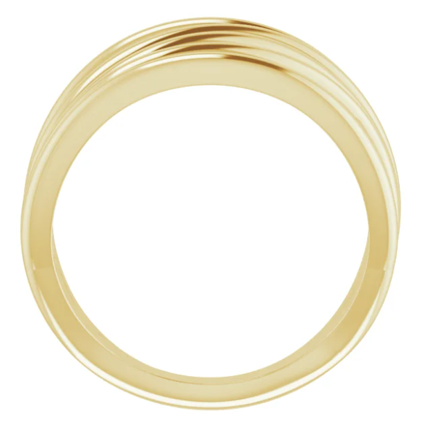 Ivy Wide Criss-Cross Ring