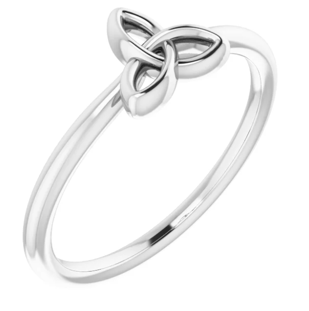 Clover Trinity Knot Ring