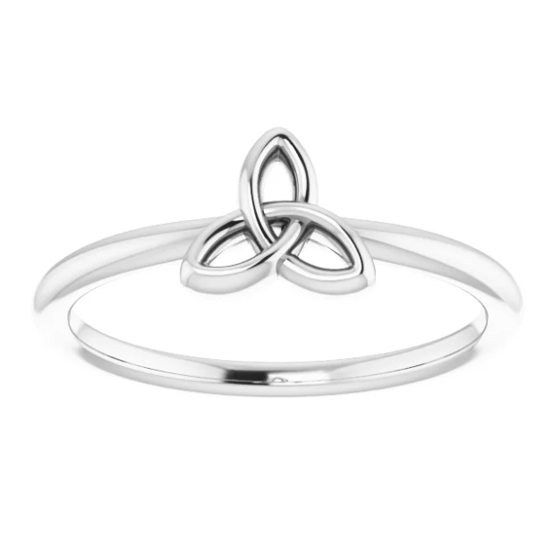 Clover Trinity Knot Ring