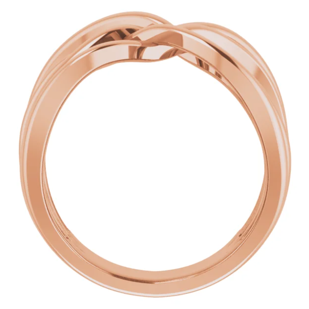 Ivy Wide Criss-Cross Ring