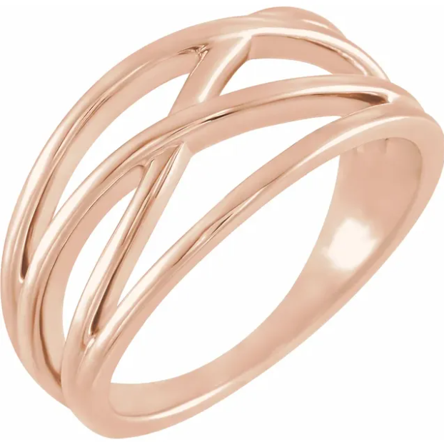 Ivy Criss-Cross Ring