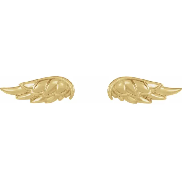 Daffodil Angel Wing Earrings