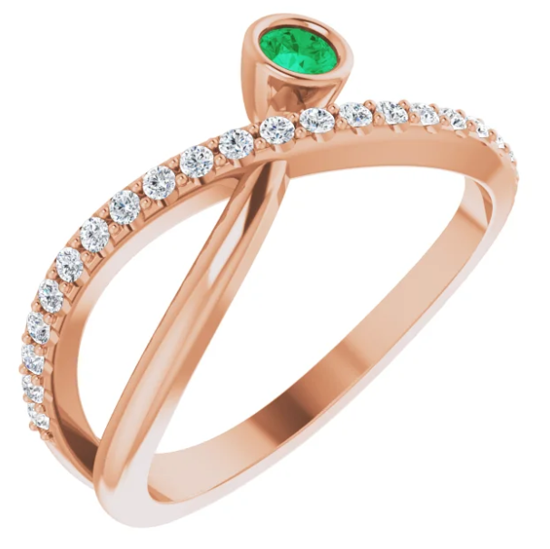 Poppy Emerald and Diamond Ring