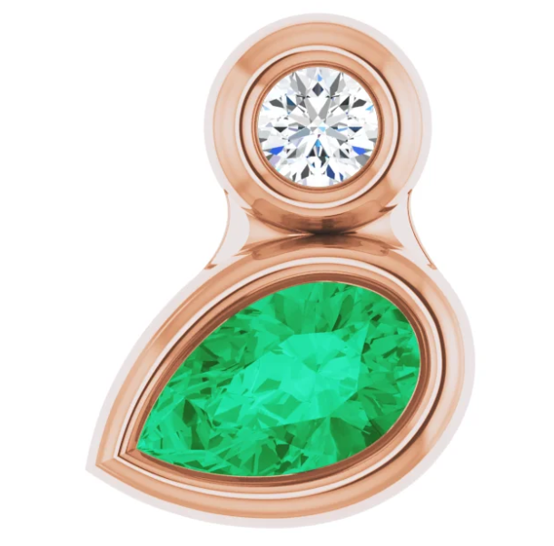 Bradford Emerald & Diamond Pendant