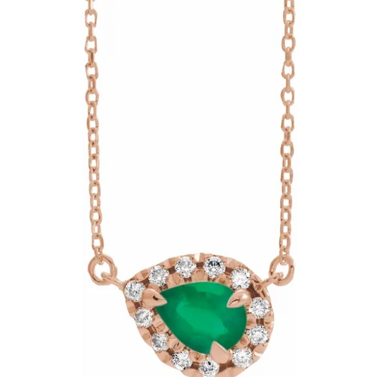 Bradford Emerald & Diamond Necklace