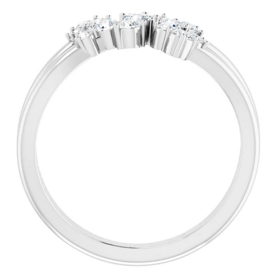 Wildflower Cluster Diamond Ring