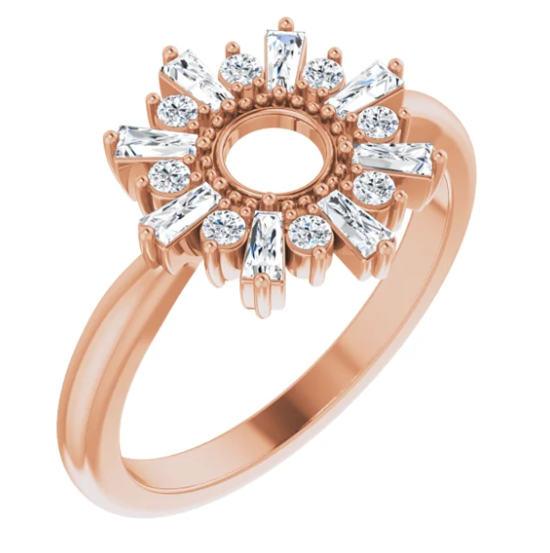 Aster Diamond Starburst Ring