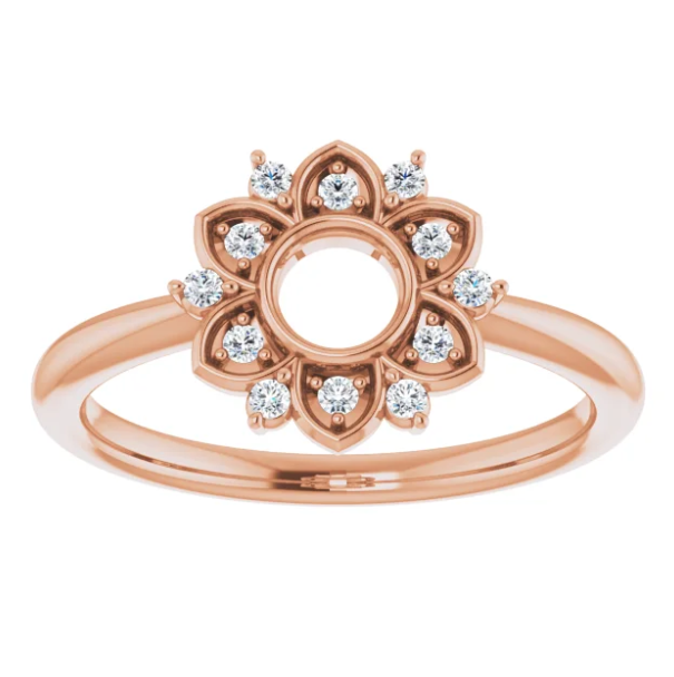 Aster Diamond Sun Ring