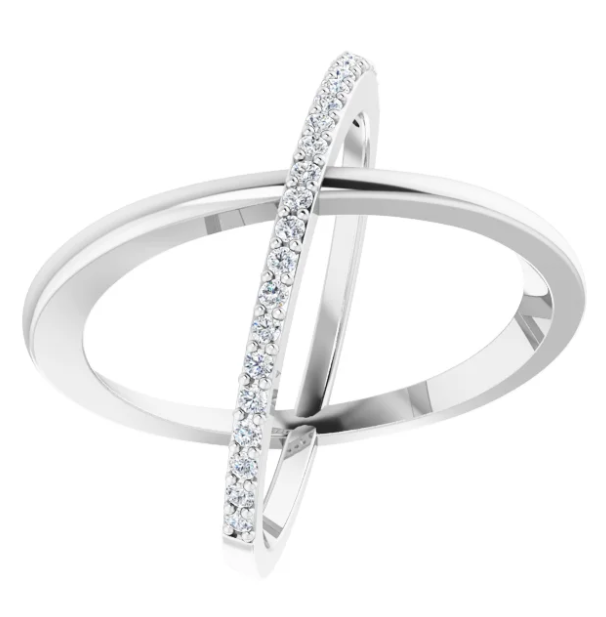 Ivy Wide Diamond Ring