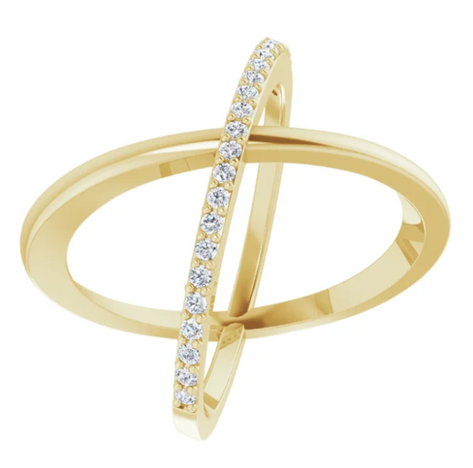 Ivy Wide Diamond Ring
