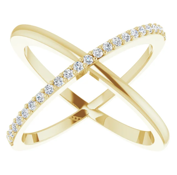 Ivy Wide Diamond Ring