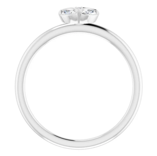 Clematis Diamond Ring