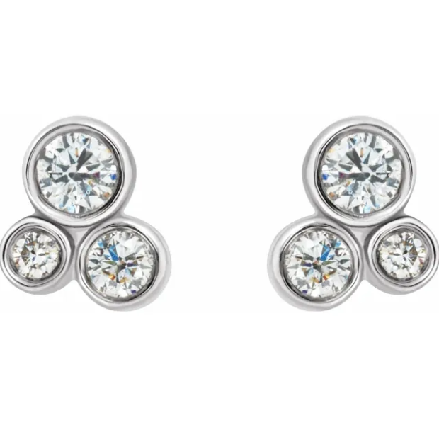 Poppy Diamond Stud Earrings