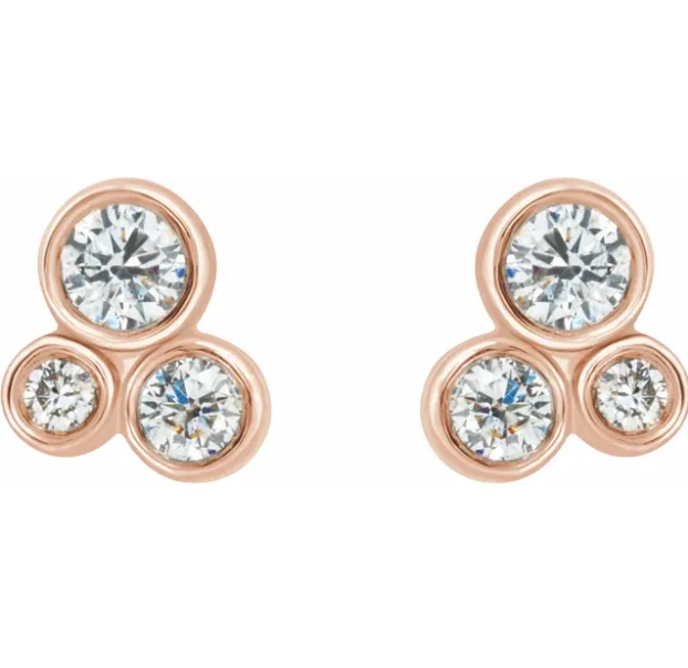 Poppy Diamond Stud Earrings