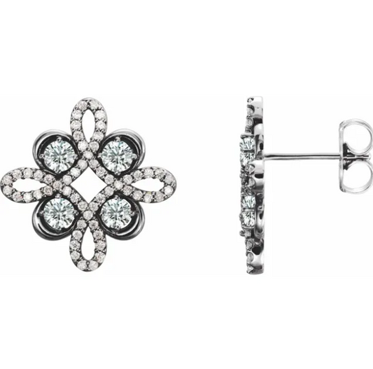 Clover Diamond Earrings