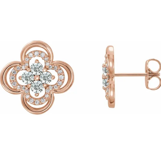 Clover Diamond Earrings