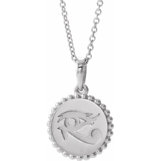 Lotus Eye of Horus Necklace