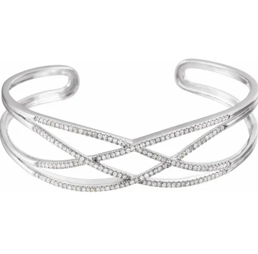 Ivy Diamond Cuff Bracelet