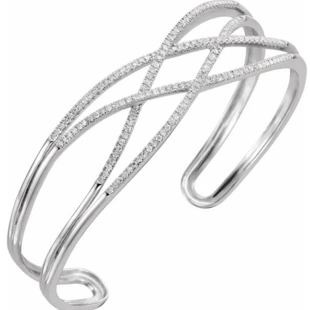 Ivy Diamond Cuff Bracelet