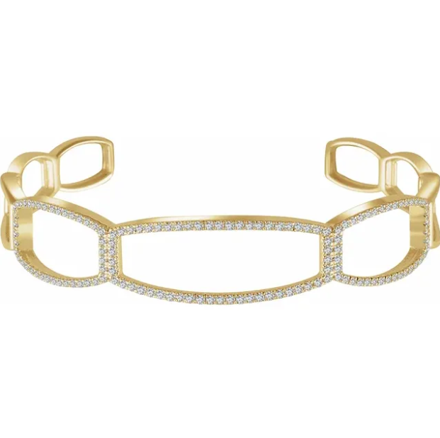 Marigold Diamond Cuff Bracelet