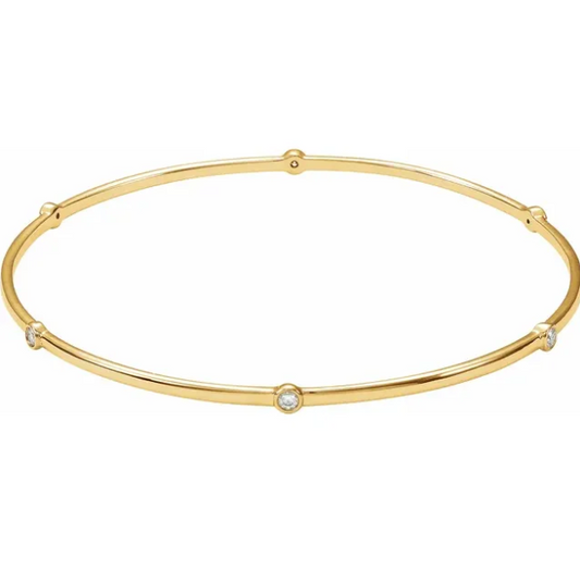 Poppy Diamond Bangle