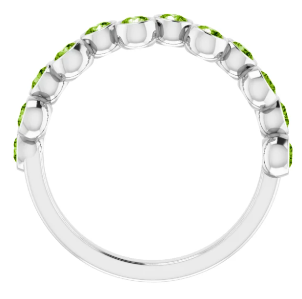 Poppy Peridot Band