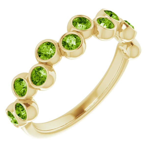 Poppy Peridot Band