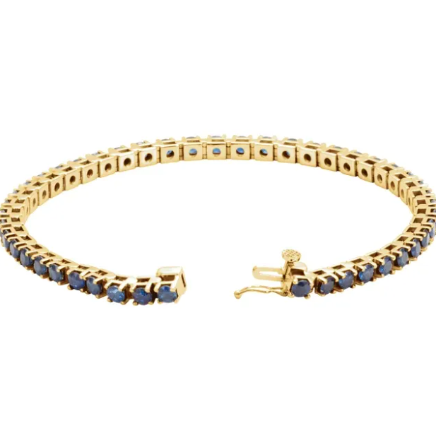 Orchid Sapphire Line Bracelet