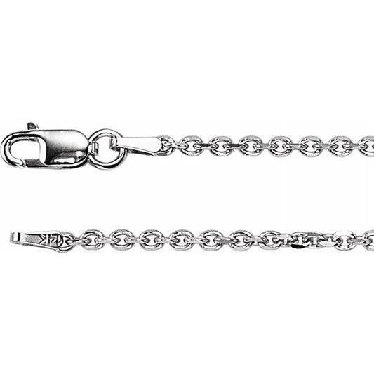 1.75mm Diamond-cut Cable Chain