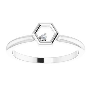 Marigold Diamond Honeycomb Ring