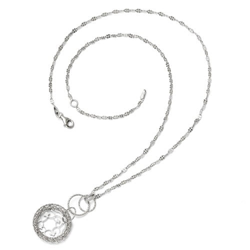 Circle Diamond Cut Necklace