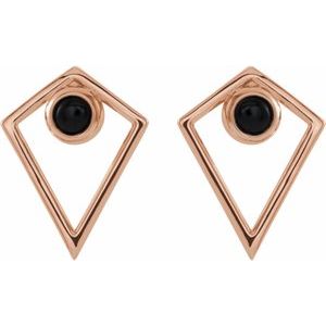 Dahlia Black Onyx Earrings