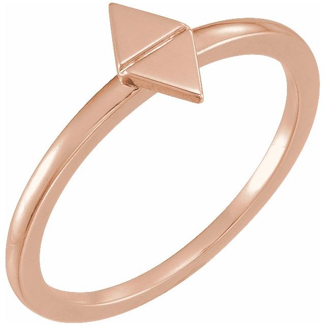 Trillium Triangle Stackable Ring