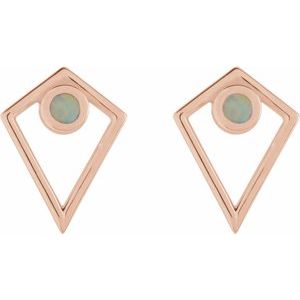 Dahlia Opal Earrings