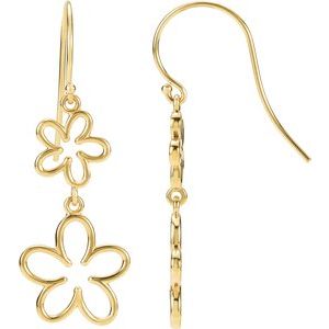 Daisy Flower Dangle Earrings